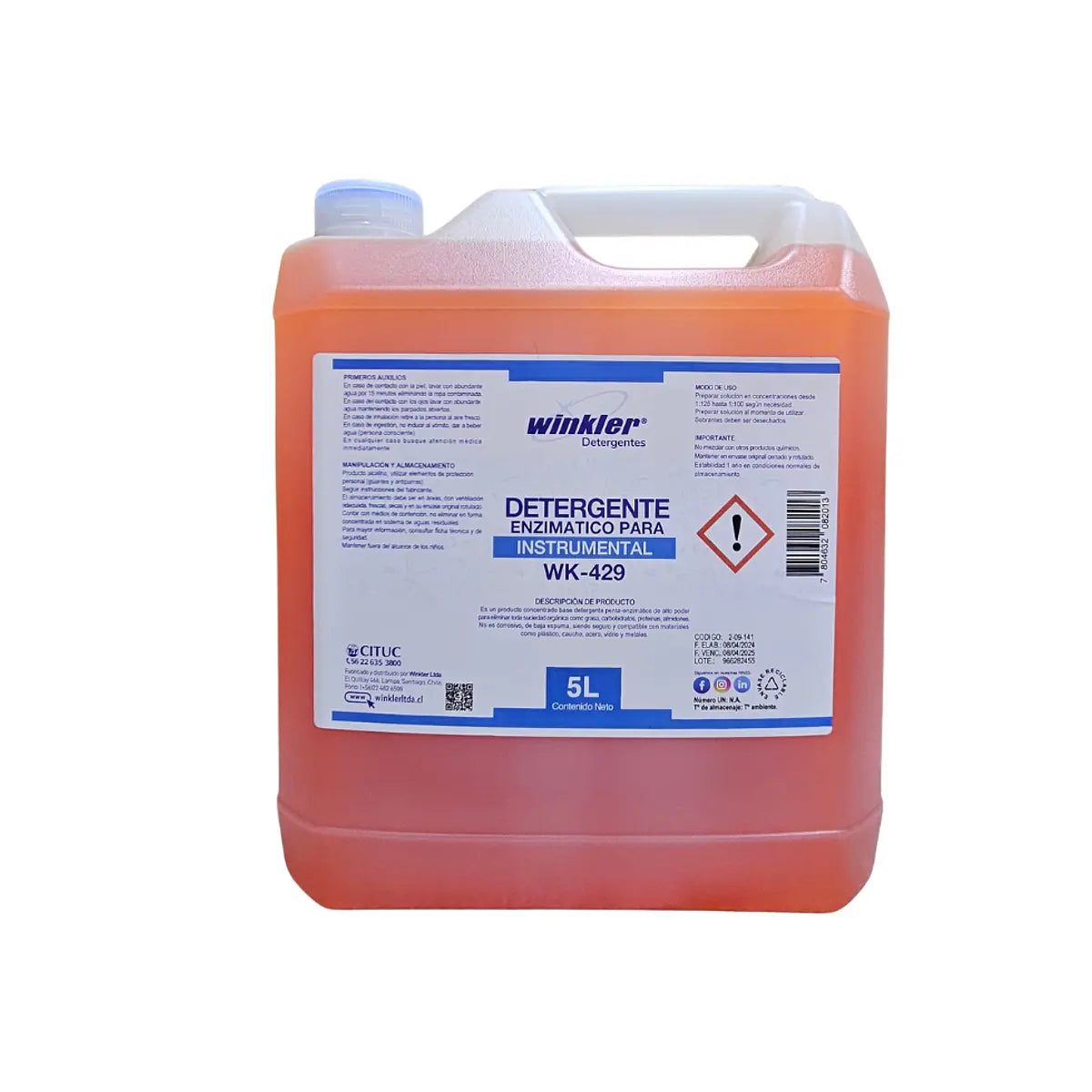 Detergente Enzimático WK-429 Winkler