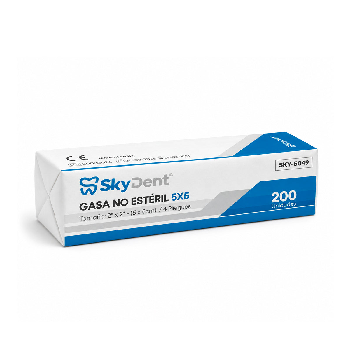 Gasa No Estéril 5x5 Skydent