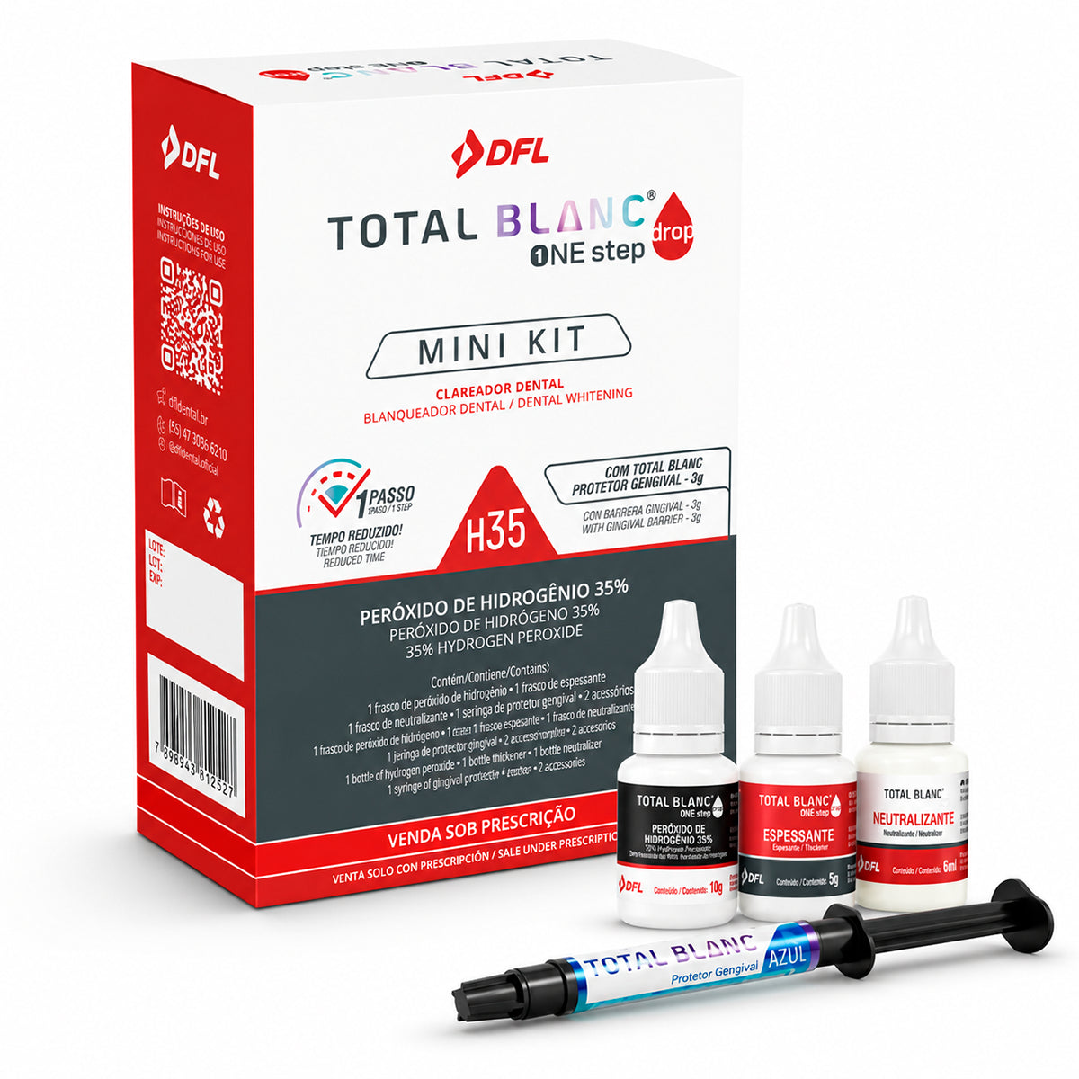 Blanqueamiento Total Blanc One Step Drop Mini Kit 7 Pacientes DFL