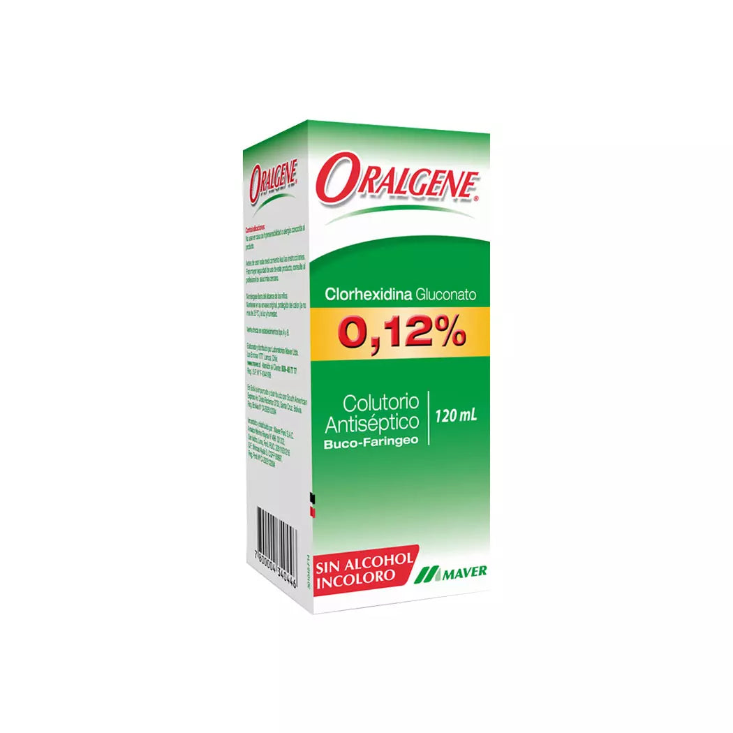 Enjuague bucal Clorhexidina 0.12% Oralgene