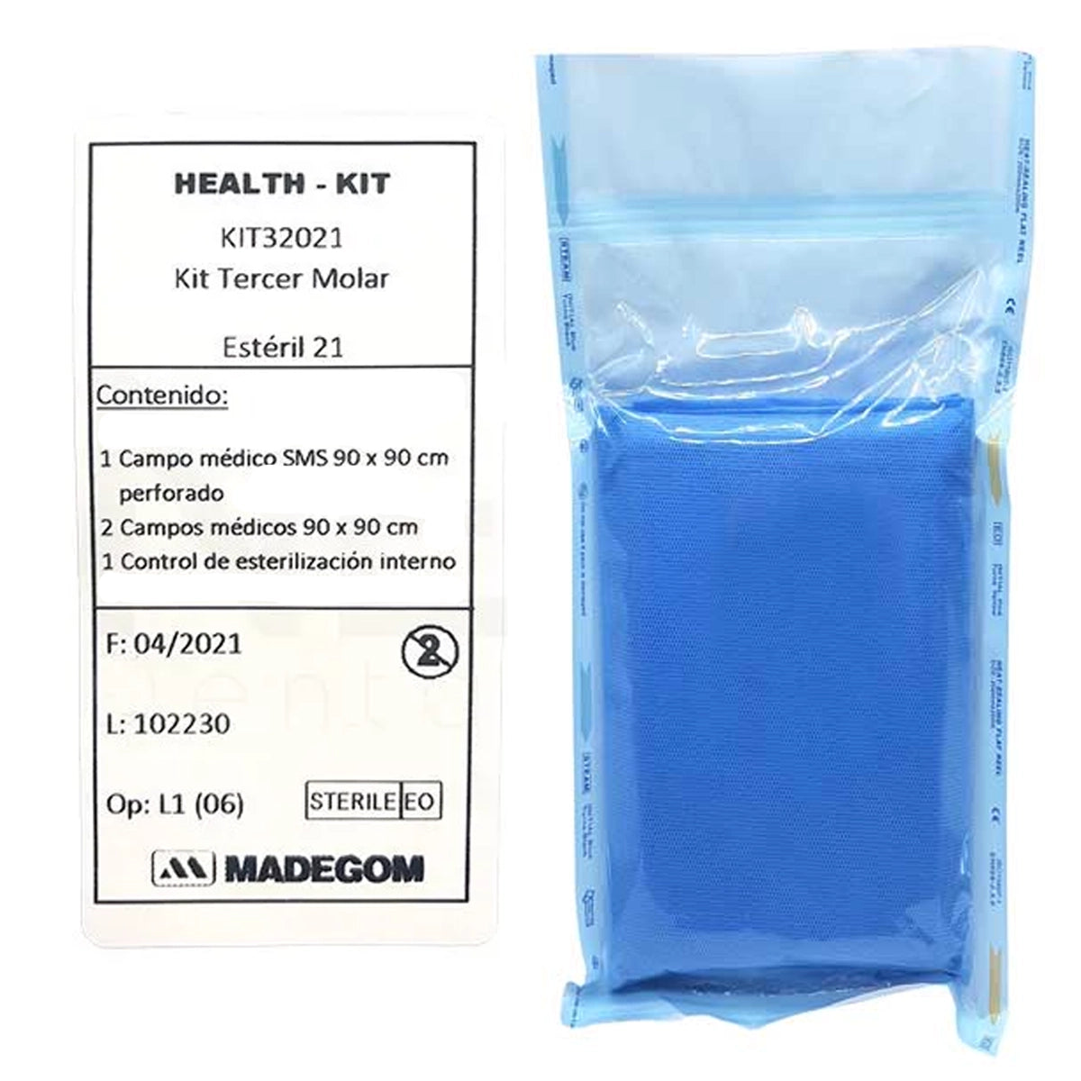 Paquete Cirugía Tercer Molar Madegom