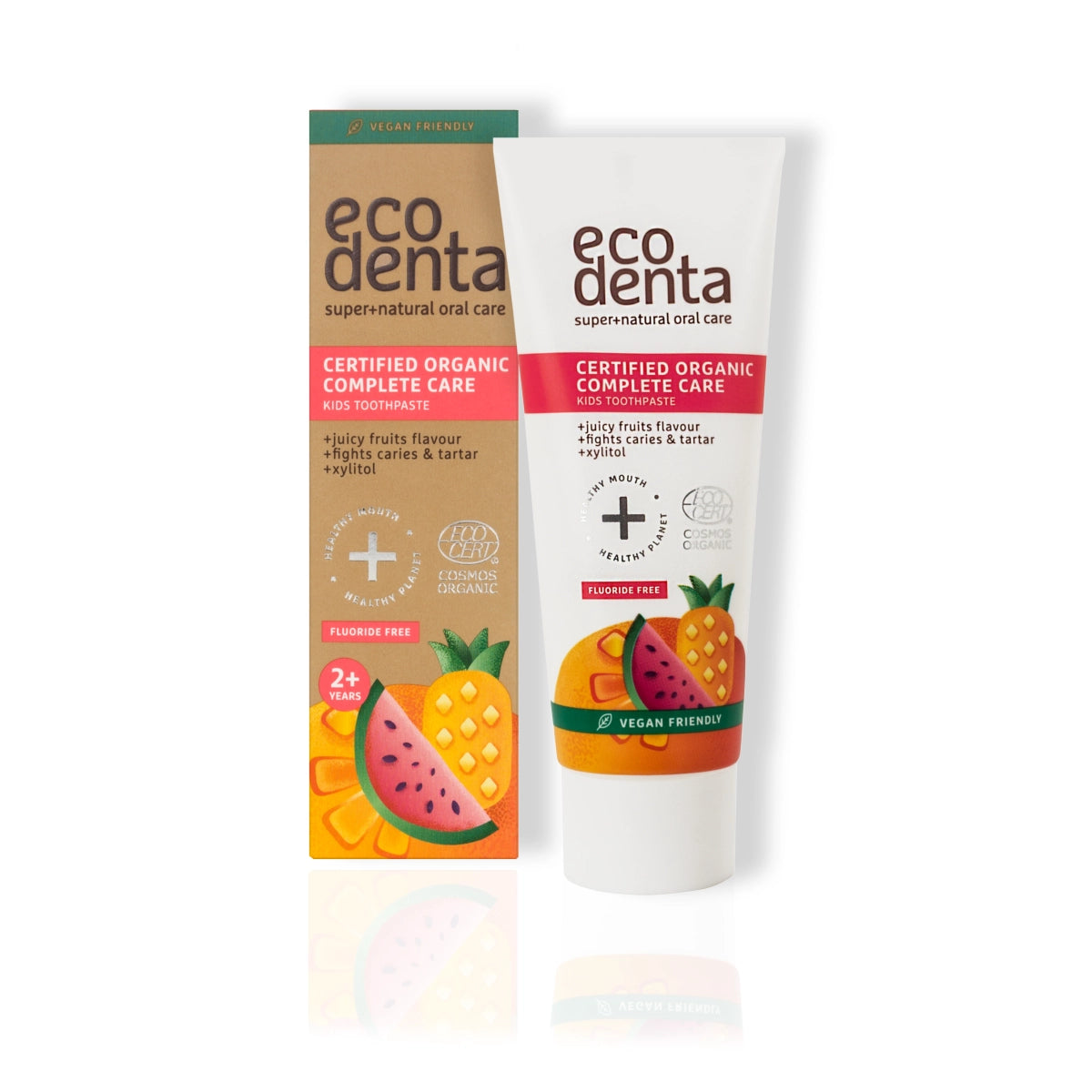 Pasta Dental Orgánica Infantil Jugo de frutas 75 ml Ecodenta