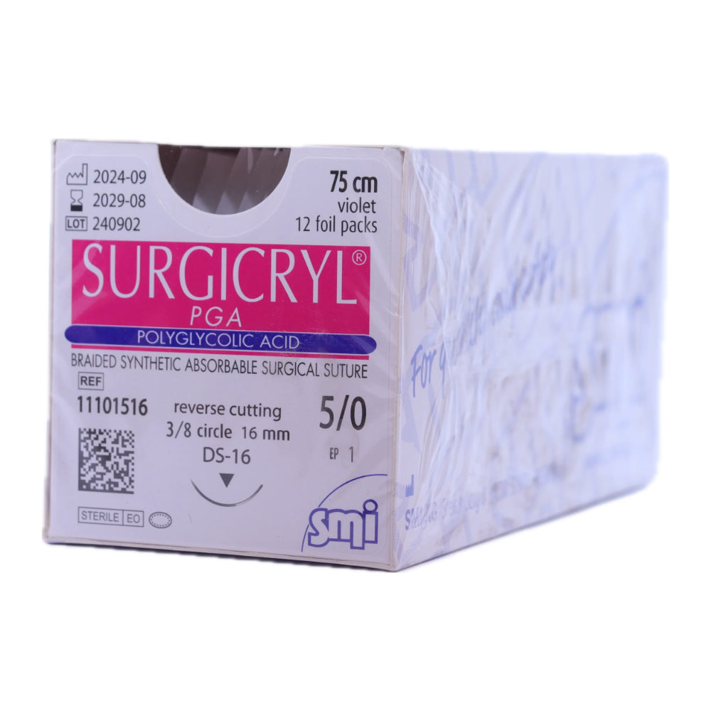 Sutura Surgicryl PGA – Ácido Poliglicólico Absorbible SMI