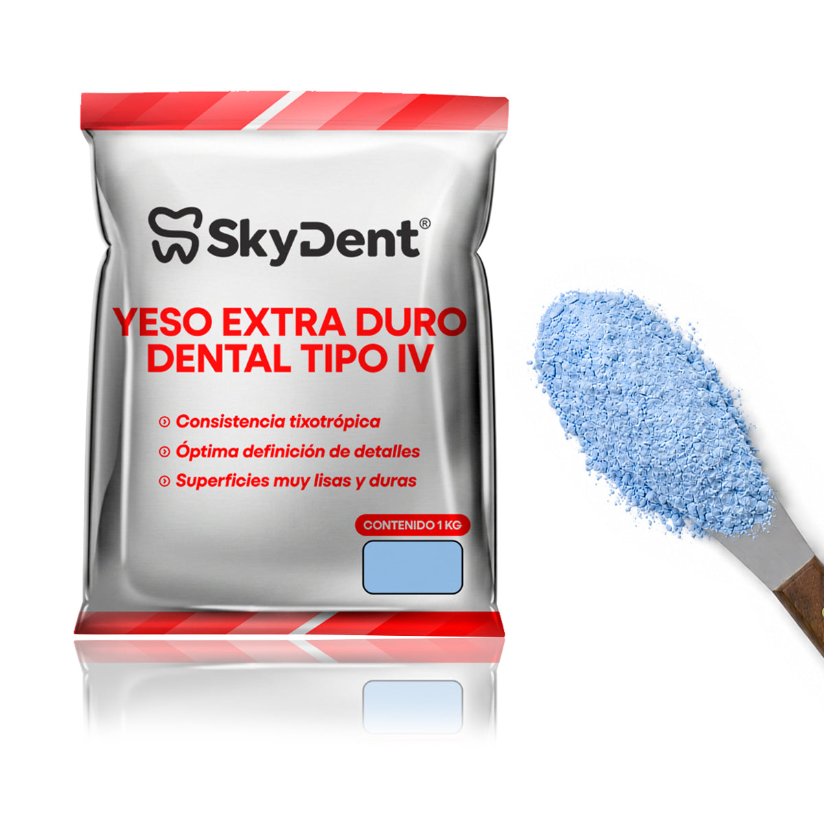 Yeso Extra Duro Dental Tipo IV Skydent 1 kg