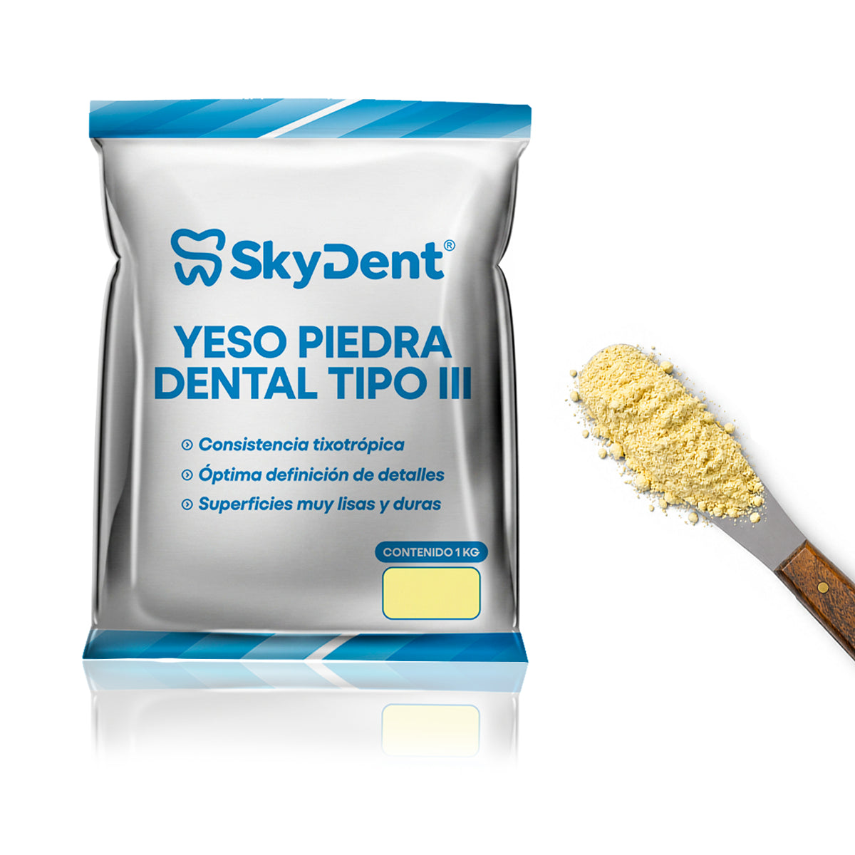 Yeso Piedra Dental Tipo III Skydent 1 kg