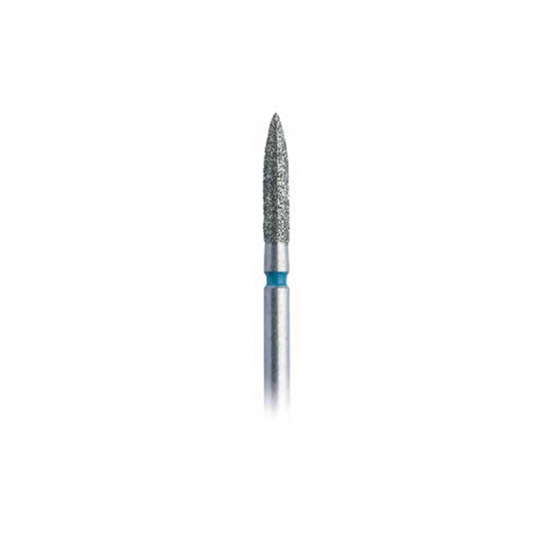 Fresa Diamante Llama AV mod. 249 (862), grano regular (azul) - eksadental