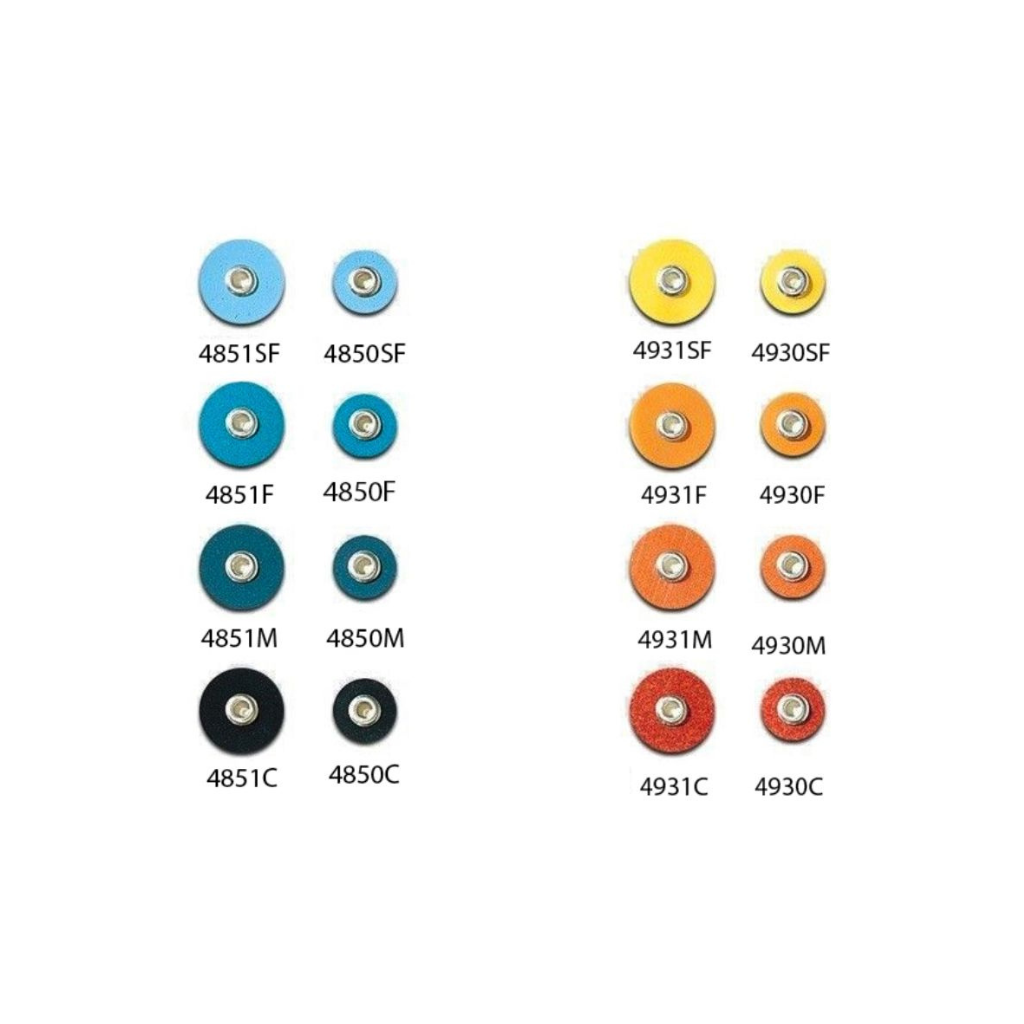 3M ESPE Sof-Lex Soflex Discs Pack Of 85 Orange Series 2381SF 3/8" 9.5 Mm Dental
