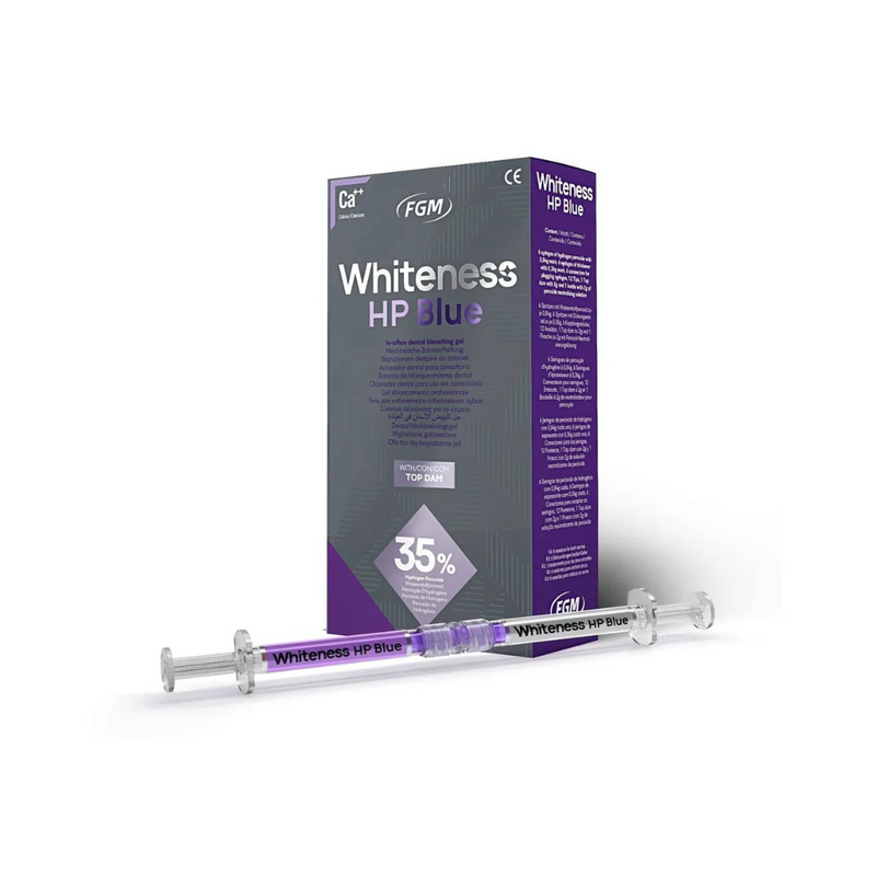 Blanqueamiento Whiteness HP Blue 35% Kit 6 aplicaciones FGM